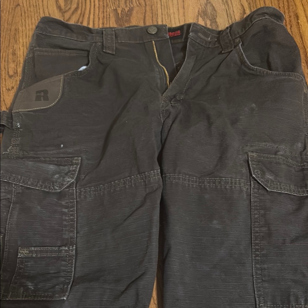 Wrangler Black Cargo Pants with Durable Construction